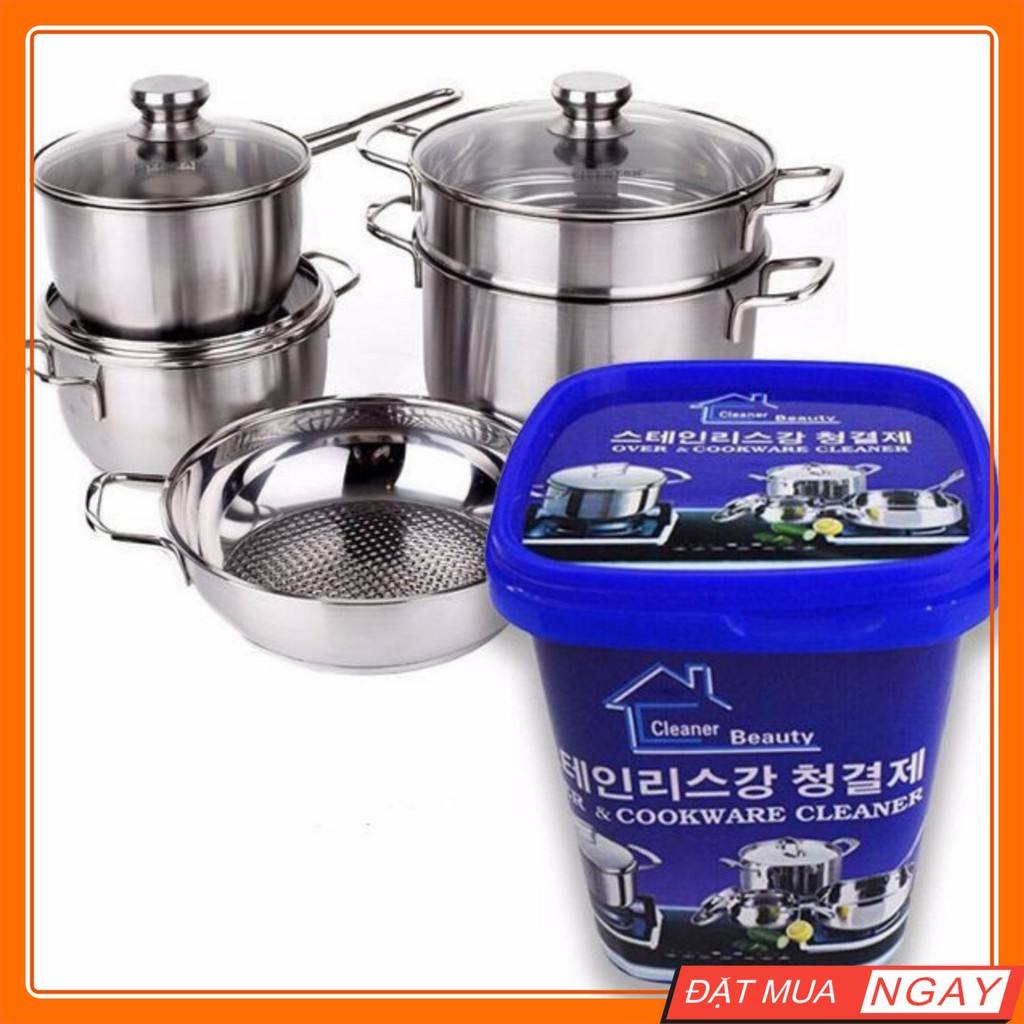 Kem Tẩy Xoong Nồi Hàn Quốc – Kem Tẩy Rửa Đa Năng Rỉ Kim Loại, Đồ Gia Dụng Hàn Quốc 500ml