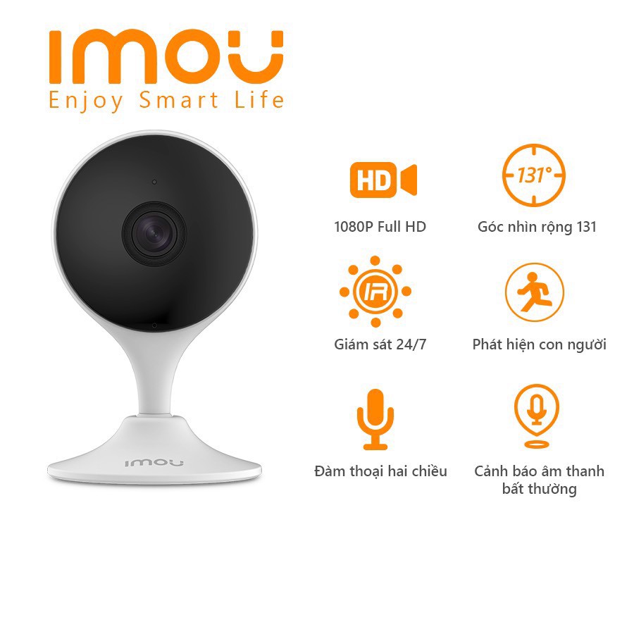 Camera Wifi Imou_C22EP_1080P - CHÍNH HÃNG-Với hình ảnh full HD,Đàm thoại 2 chiều,phát hiện chuyển động -  BẢO HÀNH 24 TH | BigBuy360 - bigbuy360.vn