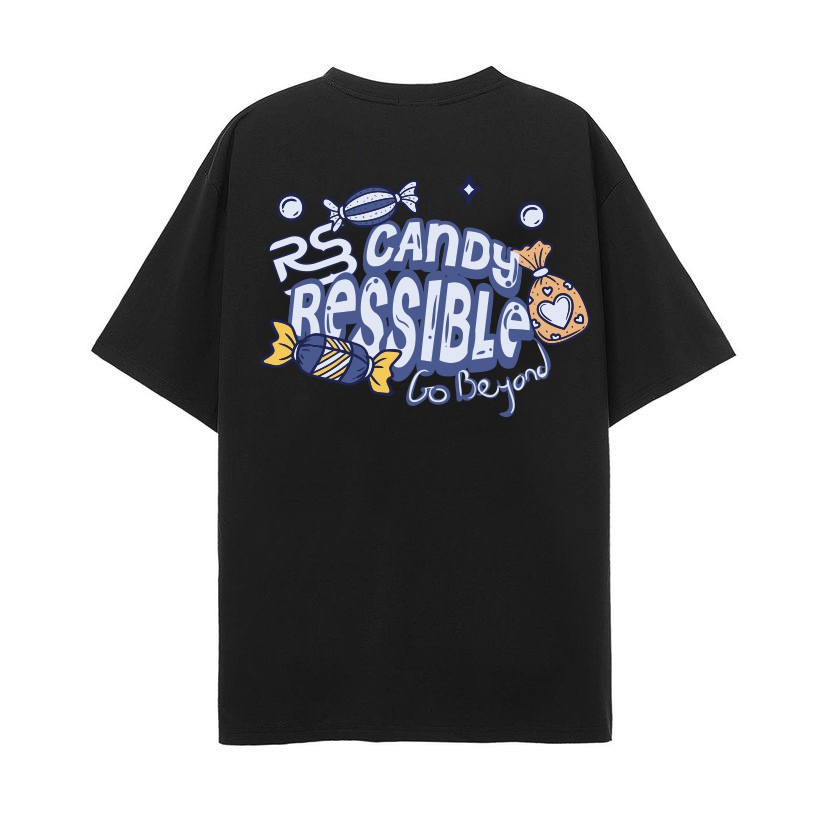 Áo thun Sweet Candy - Ressbile [Streetwear/Black]