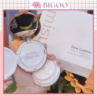 Phấn nước MISU GLOW CUSHION SPF 50 PA+, phấn nước giúp da căng bóng hiệu quả - 2022 -bigohanquoc