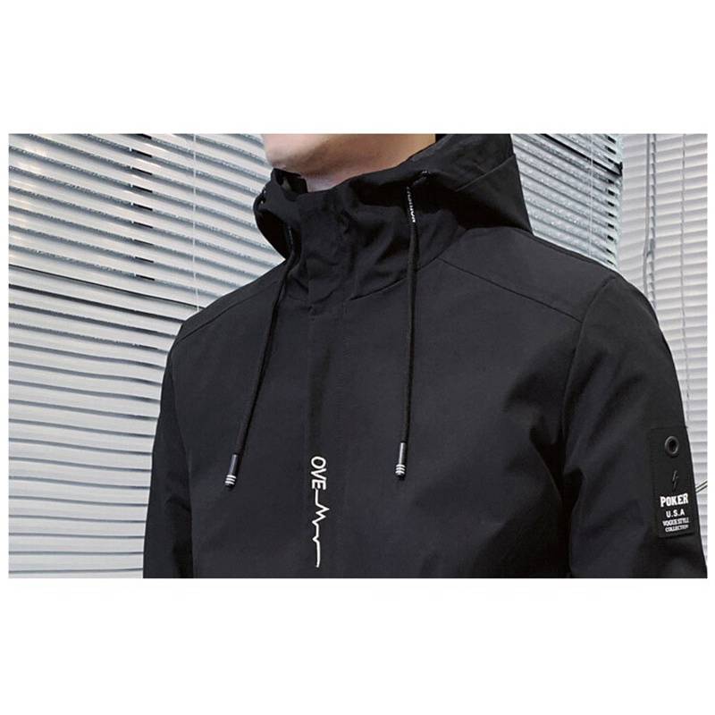 Áo Khoác Hoodie Dáng Rộng Phong Cách Thời Trang Hàn Quốc Cho Nam Giới