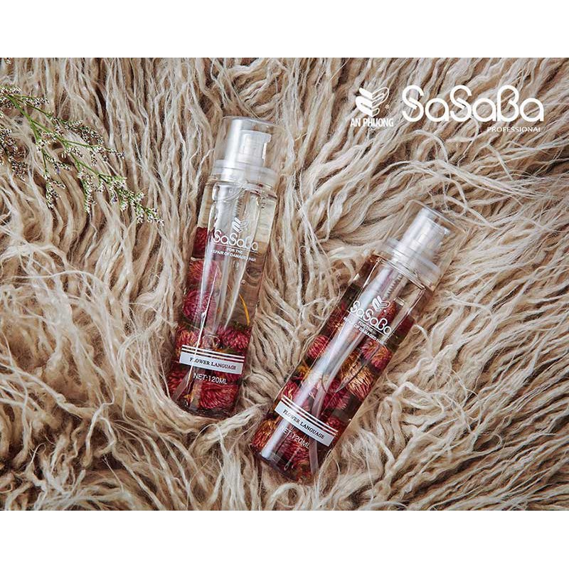 TINH DẦU DƯỠNG TÓC HOA NGÔN SASABA 120ML