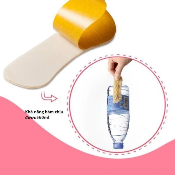 [COMBO 3 ĐÔI] Miếng lót gót giày dán chống trơn trượt đau gót chân 4D silicon PK13