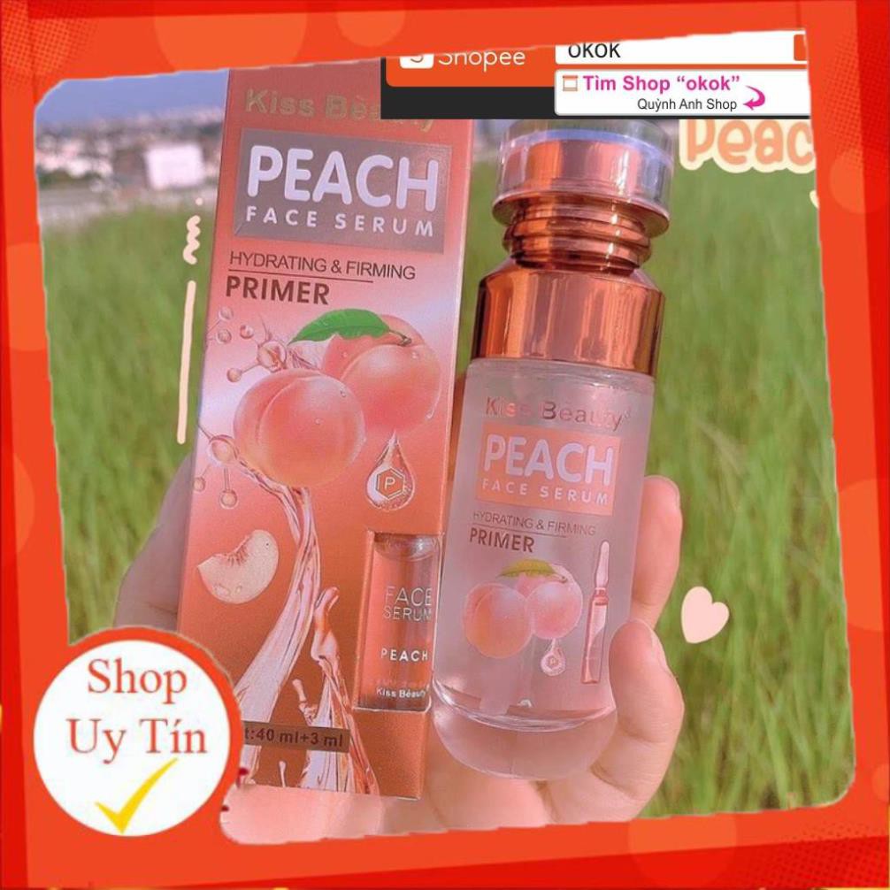 [Freeshipmax] Kem lót dưỡng ẩm làm săn chắc tạo độ bóng Peach kissbeauty