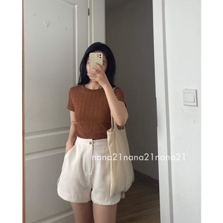 Pull croptop hoạ tiết Nana21 Nanastore21