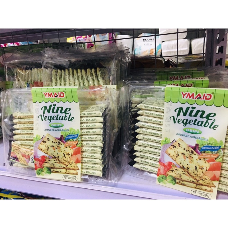 Bánh quy giòn rau củ YMAID Nine Vegetable 288gr