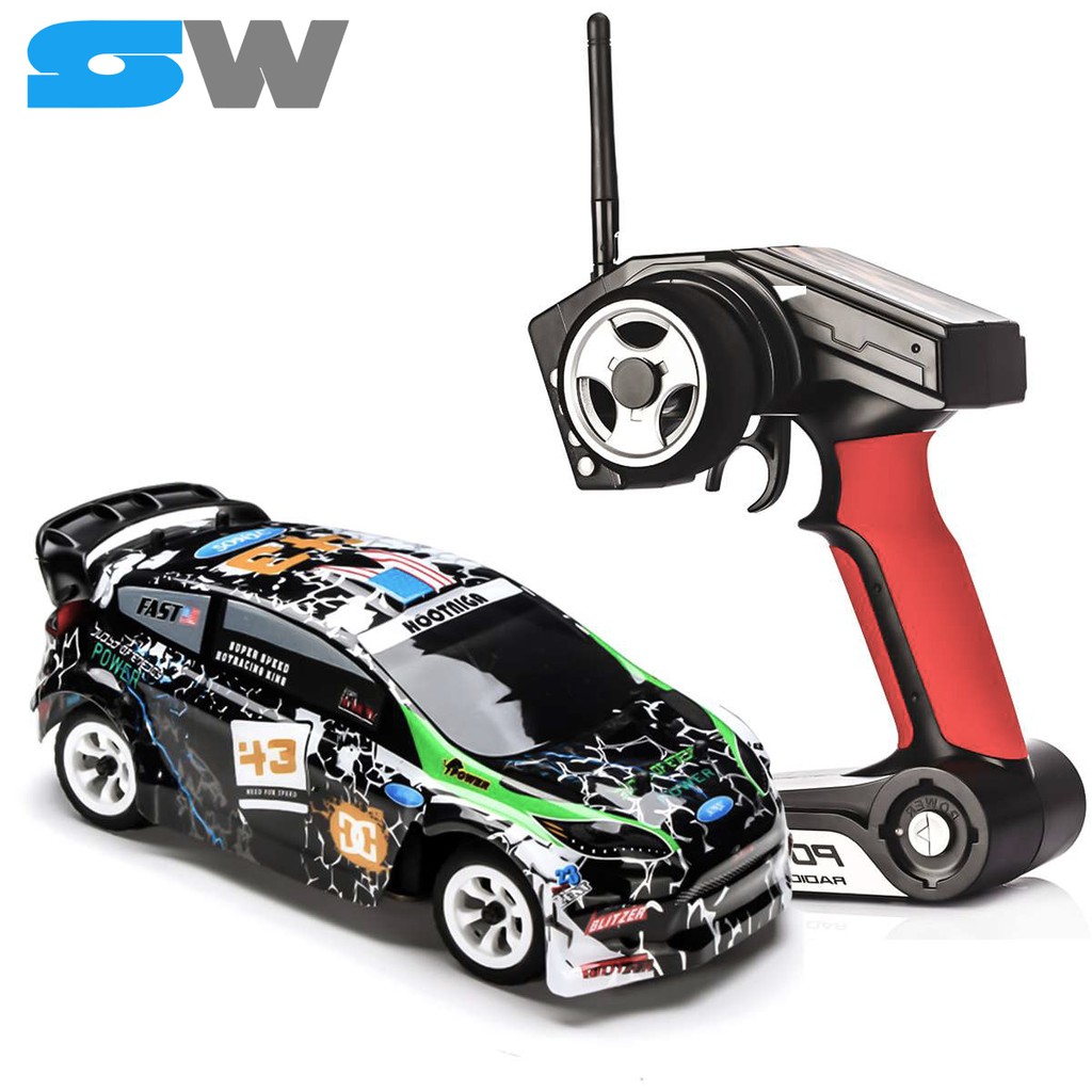 Xe Đua Drift Cỡ Nhỏ Điều Khiển Từ Xa Tốc Độ Cao Wltoys K989, Hai Cầu, Khung Kim Loại Siêu Bền Tỉ lệ 1/28 2.4GHz Car