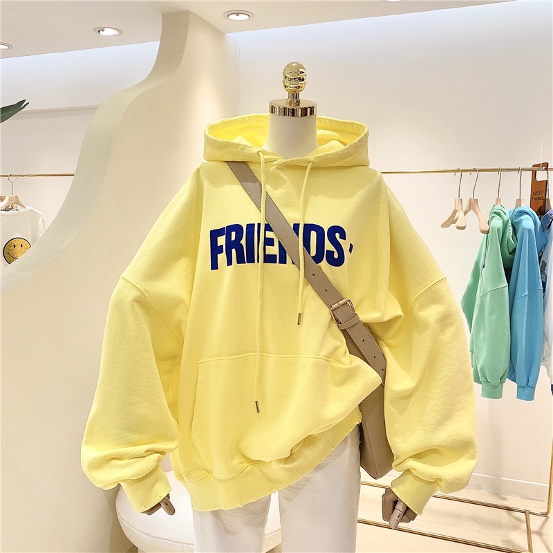 NRVP Áo Hoodie Dáng Rộng Thời Trang Hàn Quốc 2022 Dành Cho Nữ