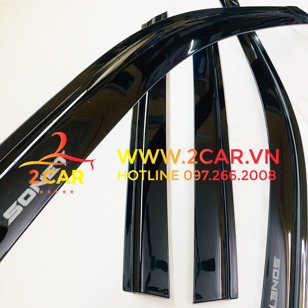 Vè che mưa xe KIA SONET 2021- 2022 nhựa đen dày cao cấp