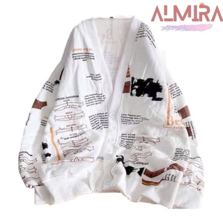 Áo Khoác Cardigan Họa Tiết Hoạt Hình
