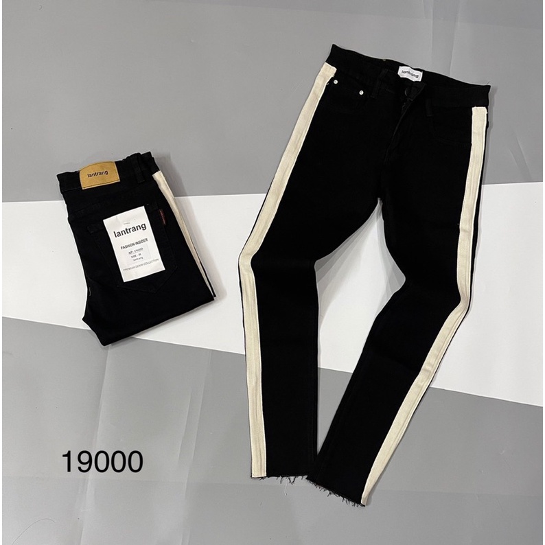 Quần bò kiểu dáng hàn quốc phối vạch - Quần bò nam đẳng cấp QJ28 QJ55 QJ66 | BigBuy360 - bigbuy360.vn