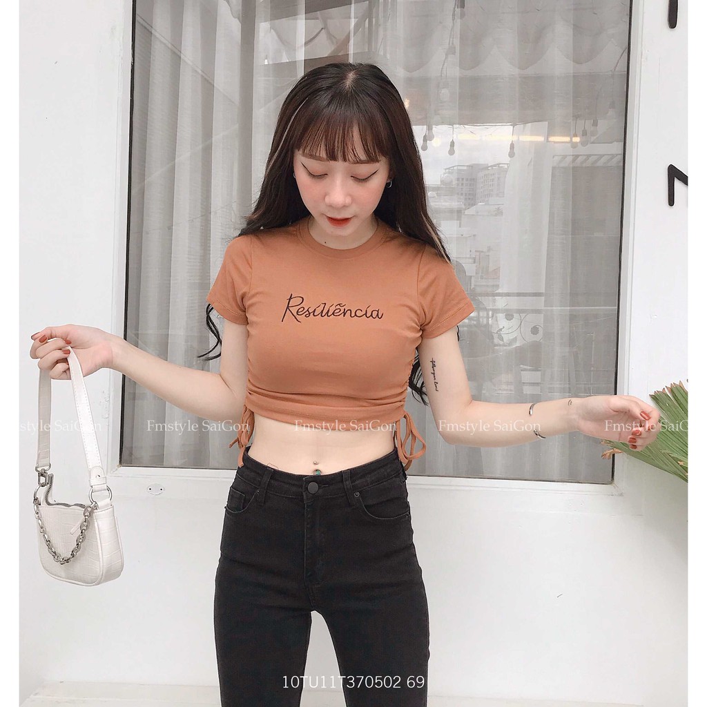 Áo thun tay ngắn VM STYLE rút hai bên in HOPE ulzzang 22ATU03T373101 | BigBuy360 - bigbuy360.vn