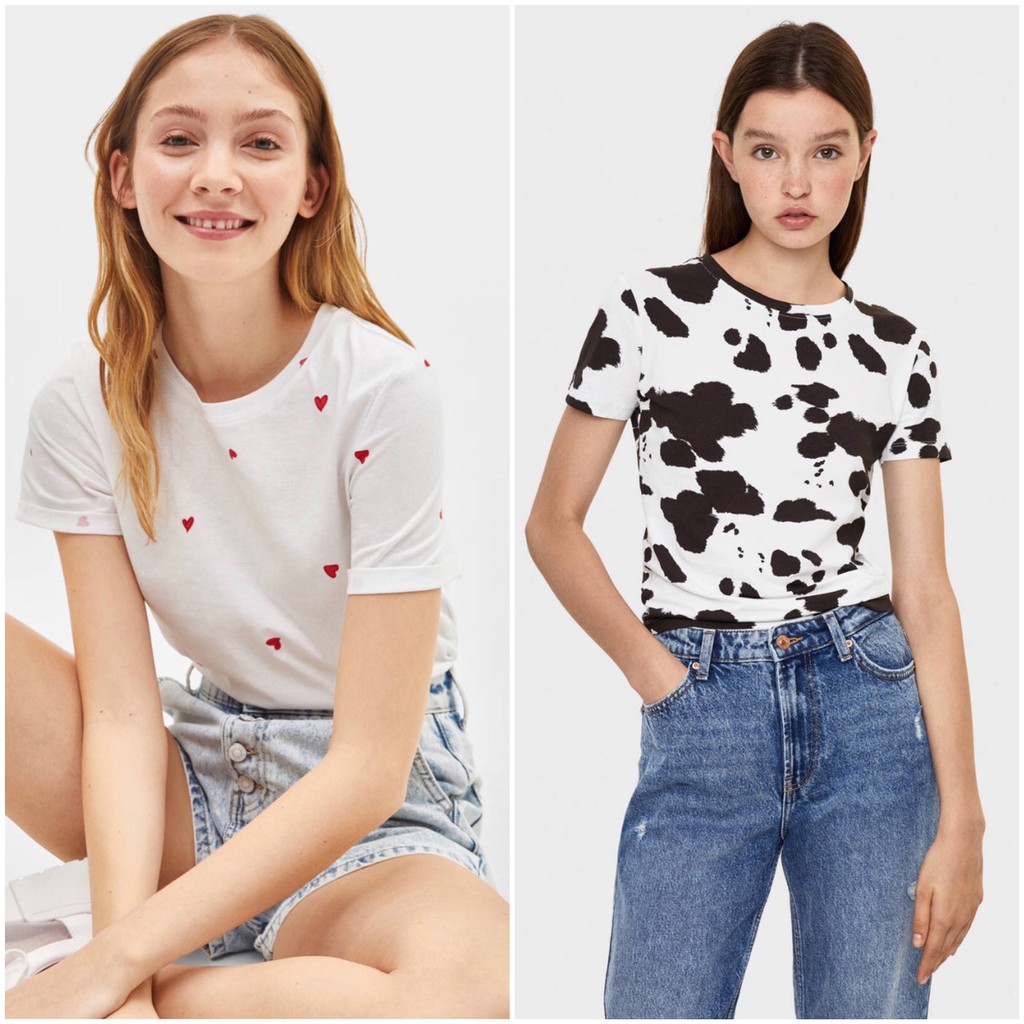 [SẴN] Áo thun Bershka vợt sale