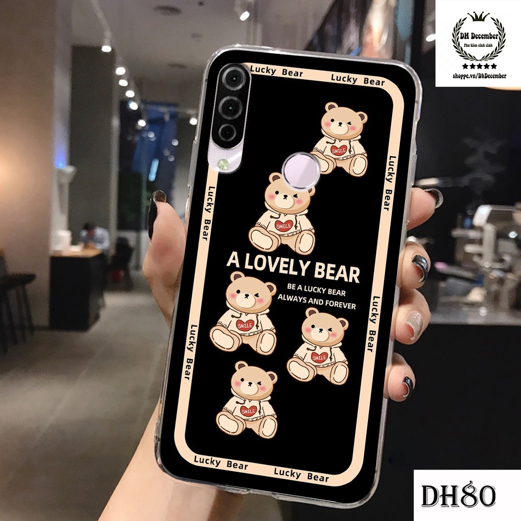 Ốp lưng Vsmart JOY 3 in hình 3D lucky, gấu Beer xinh xắn - KHÔNG NÊN BỎ LỠ