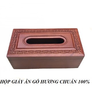 HỘP ĐỰNG GIẤY ĂN, HỘP GIẤY ĂN GỖ HƯƠNG [ ẢNH THẬT]