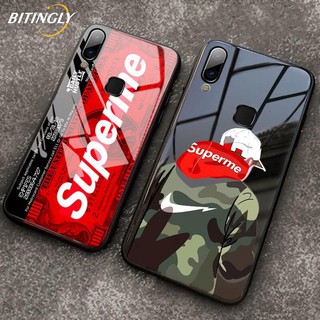 Ốp điện thoại in tên nhãn hiệu Supreme thời trang cho Huawei Y9 2019 2018 Nova 4