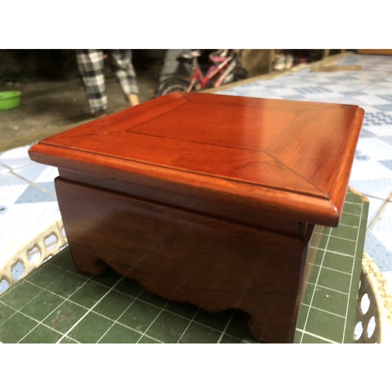 Đế vuông kê bát hương kê tượng phong thuỷ gỗ hương100%