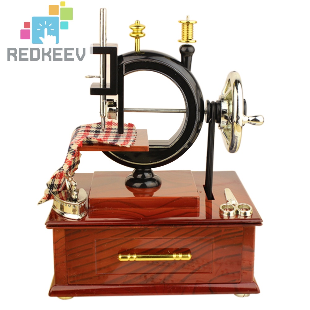 Hộp nhạc mô phỏng máy may cổ điển