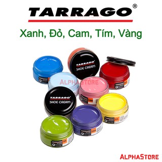 (Xanh, Đỏ, Cam, Tím, Vàng) Tarrago Shoe Cream - Xi Kem Đánh Giày, Áo Da, Túi, Ví - Hồi Màu, Dưỡng Da Hiệu Quả