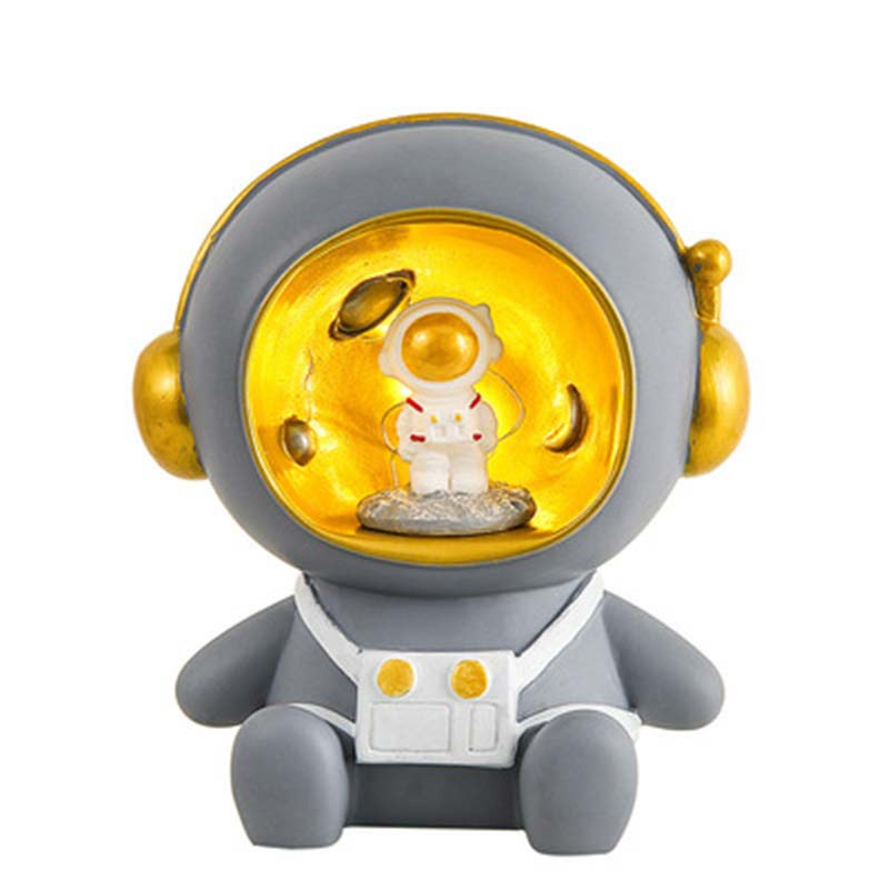 Ống heo tiết kiệm hình phi hành gia có đèn phát sáng