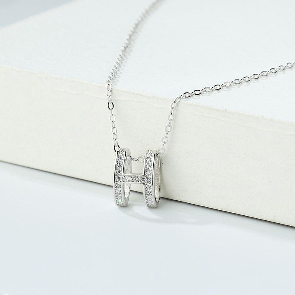 Dây Chuyền Mặt Chữ Cái Thời Trang Hàn Quốc Ngọt Ngào Cho Nữ