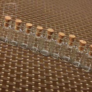 Bộ 10 Lọ Thuỷ Tinh Nút Bần 1ml