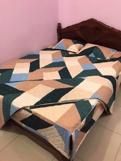 Sét chăn ga 5 món ga phủ trần bông