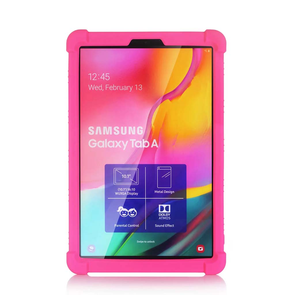 Ốp máy tính bảng silicon mềm chống sốc có giá đỡ cho Samsung Galaxy Tab A 10.1 2019 SM T510 T515