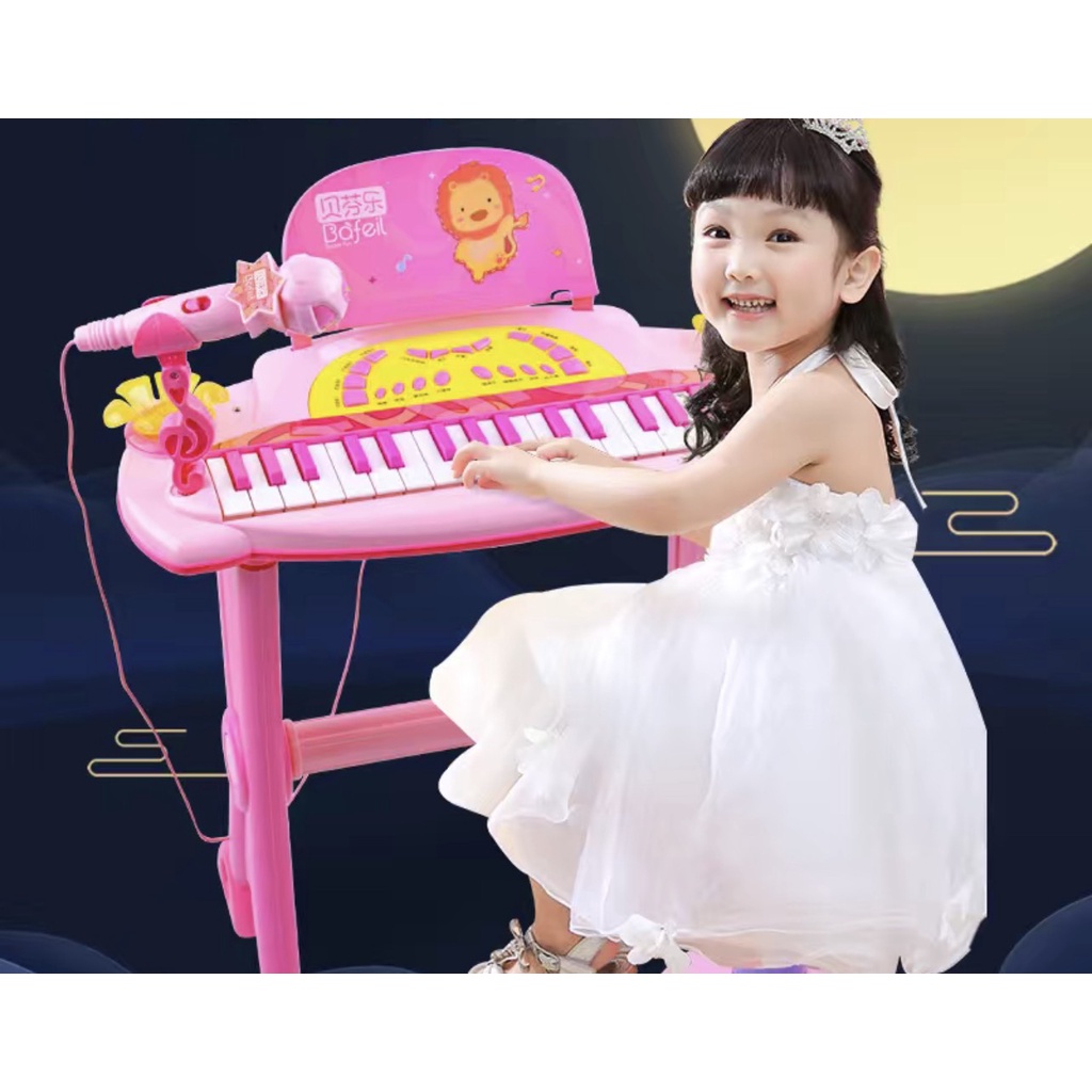 Đàn piano đa năng hình Elsa-Sư tử hồng MH: 9000000361-9000000362