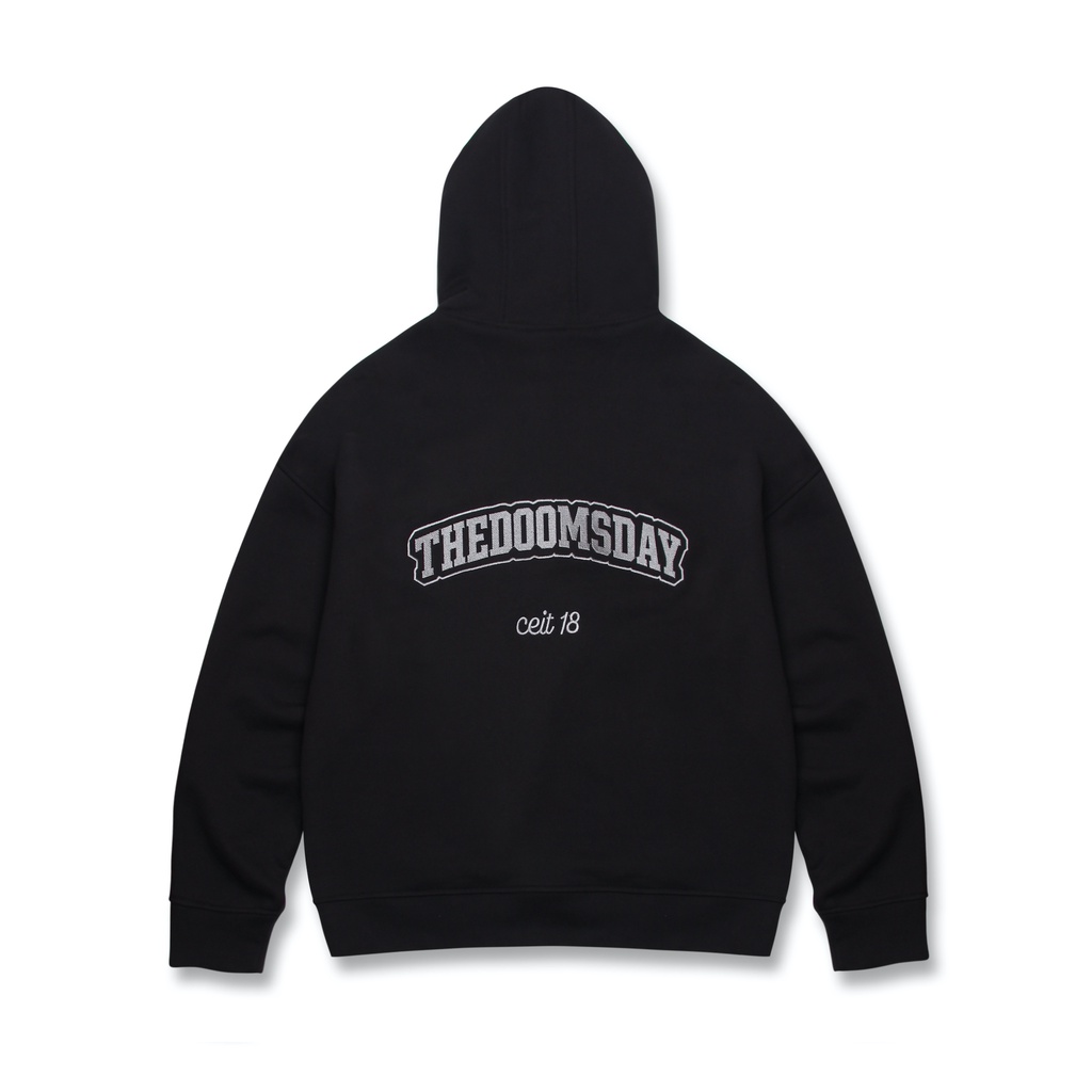 Áo khoác TDD®️ 1/4 Hoodie Zip - Đen