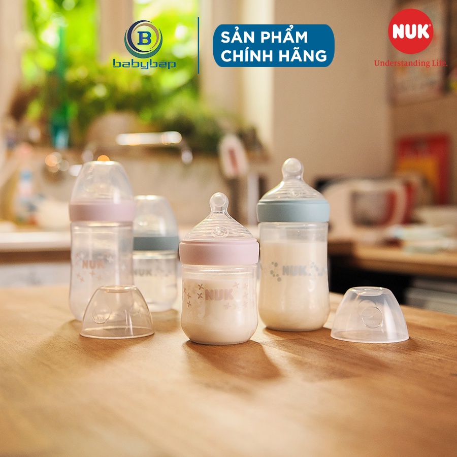 Bình Sữa NUK Nature Sense Nhựa PP 150ml/260ml Thế Hệ Bình Sữa Thuận Tự Thiên Vượt Trội