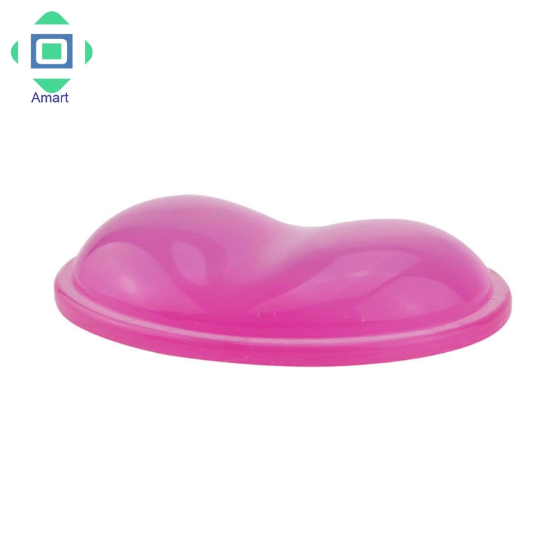 Miếng lót silicone hình trái tim để đỡ cổ tay khi dùng chuột