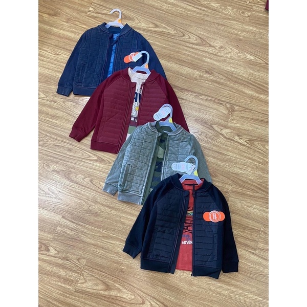 Set áo bomber bé trai  18m-5t