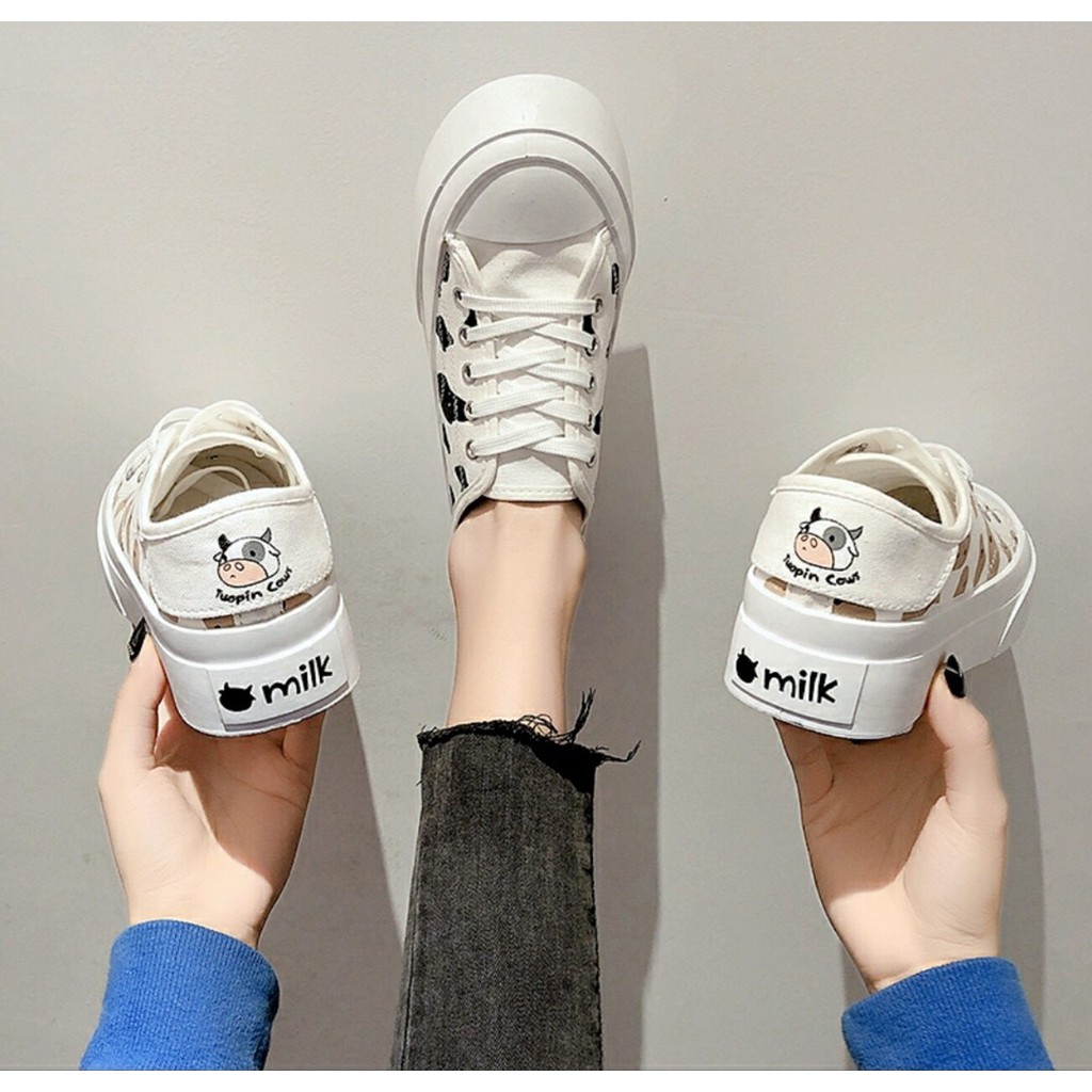 FREESHIP GIÀY THỂ THAO BÒ SỮA MẪU MỚI CHẤT ĐẸP