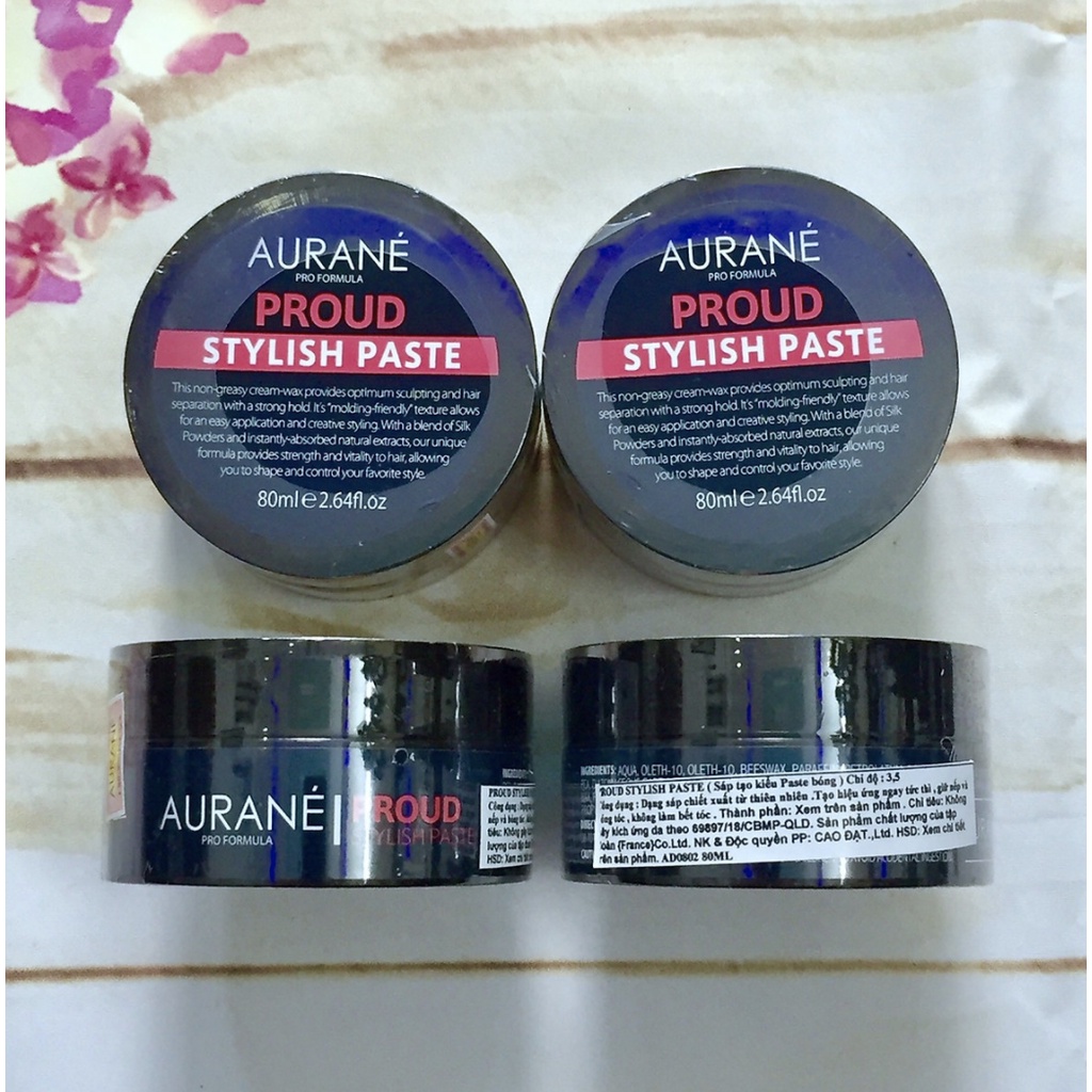 Sáp Vuốt Tóc Nam Aurane Proud Stylish Paste 80ml
