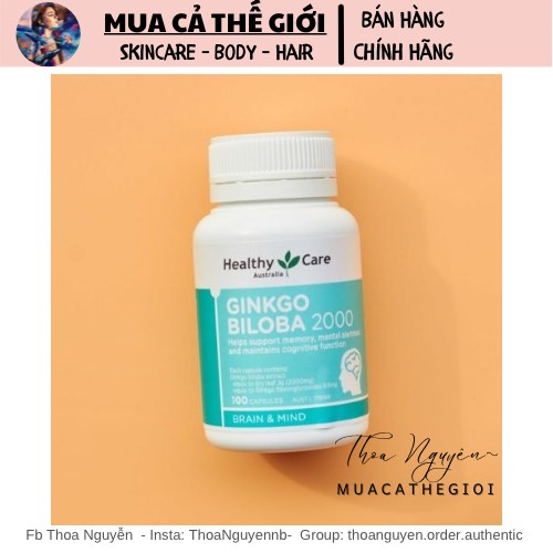 Viên uống Ginkgo Healthy Care