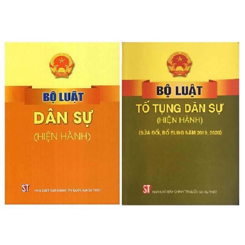 Combo Sách Bộ Luật Tố Tụng Dân Sự   Và Bộ Luât Dân Sự Hiện Hành
