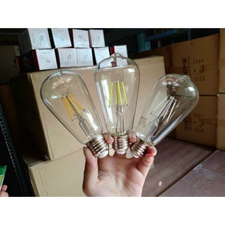 Bóng Đèn Led Edison ST64 Vỏ Trong - 4w, Ánh sáng Vàng=>