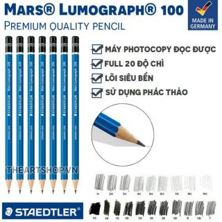 Chì phác thảo STAEDTLER MARS LUMOGRAPH 100