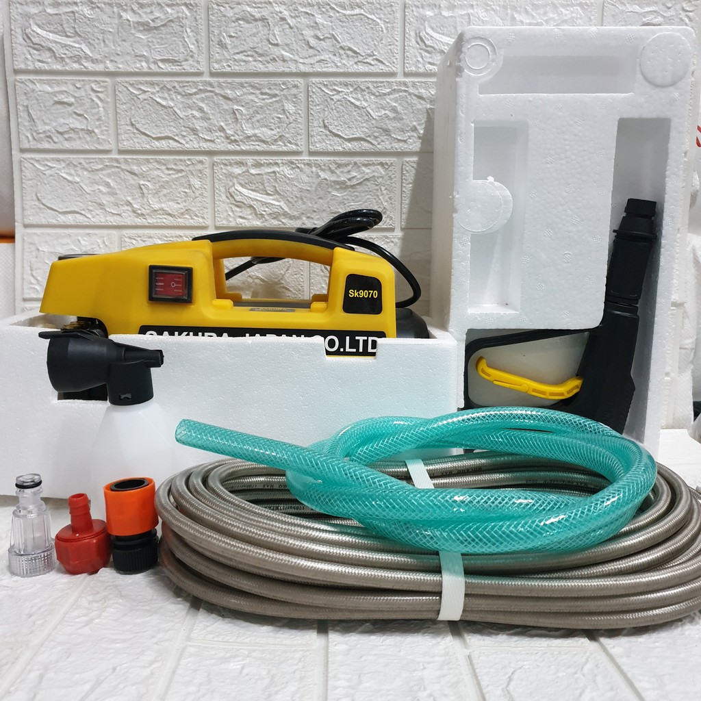 Máy rửa xe máy - máy rửa xe ô tô - SAKURA Nhật Bản-2500W