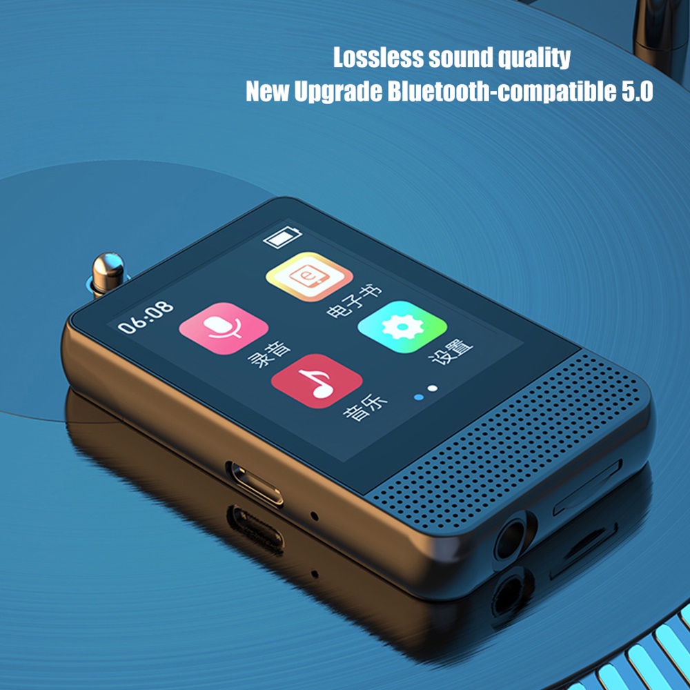 Máy Nghe NhạC MP3 RUIZU M16 Bluetooth 5.0 32GB Thông Minh MàN HìNh CảM ỨNg