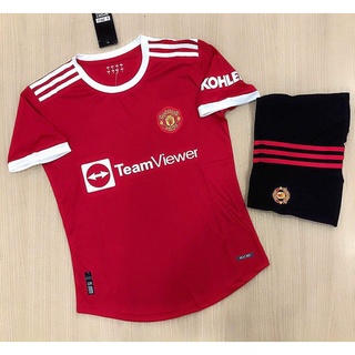 Bộ Quần áo bóng đá MU 2021/22 Đẹp ( Manchester United ) Vải thun thái cao cấp l1. Cam Kết 100% Y Hình