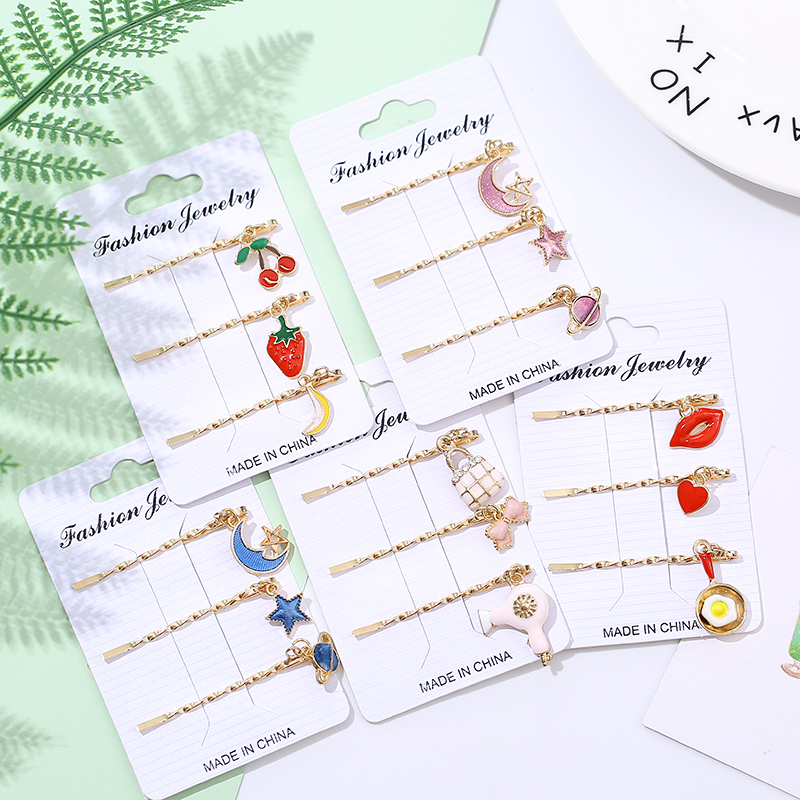 Kẹp tóc xinh xắn nhiều kiểu dáng dễ phối phong cách Hàn Quốc cho nữ