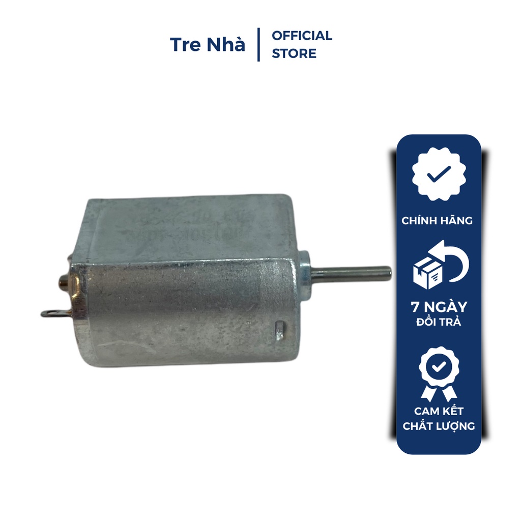 Động cơ Micro 130 DC12V 5400 vòng / phút Cổ góp kim loại quý + chổi than tuổi thọ cao