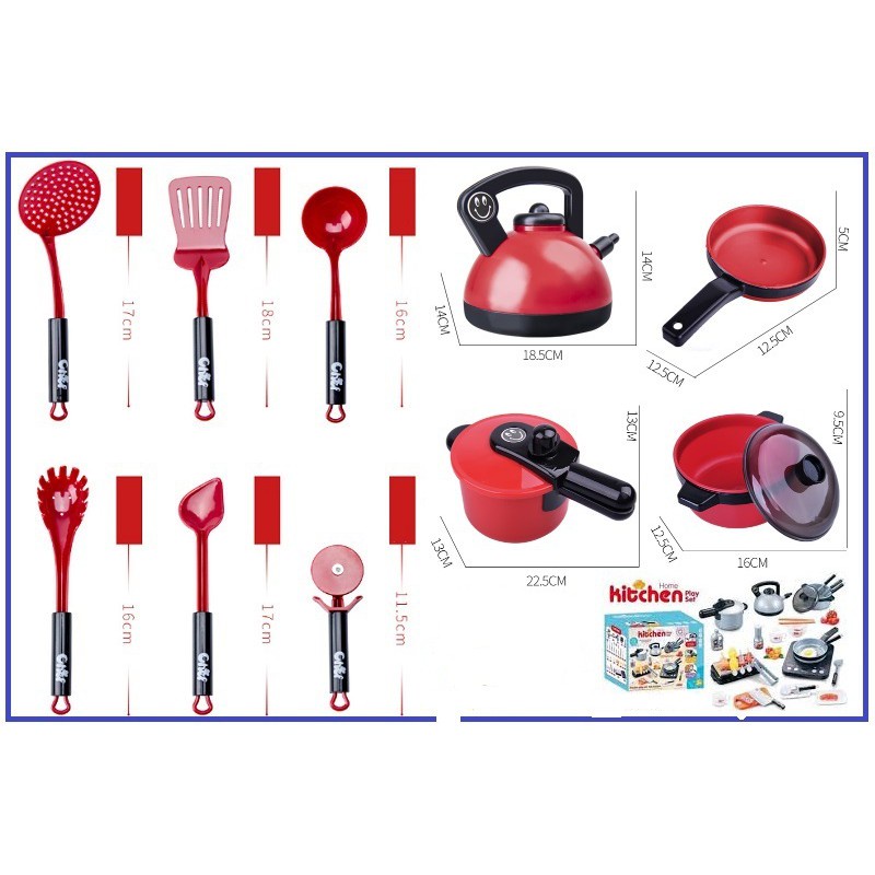 Đồ chơi nấu ăn cho bé 36 chi tiết hàng đẹp, nhựa an toàn cho bé thỏa sức sáng tạo
