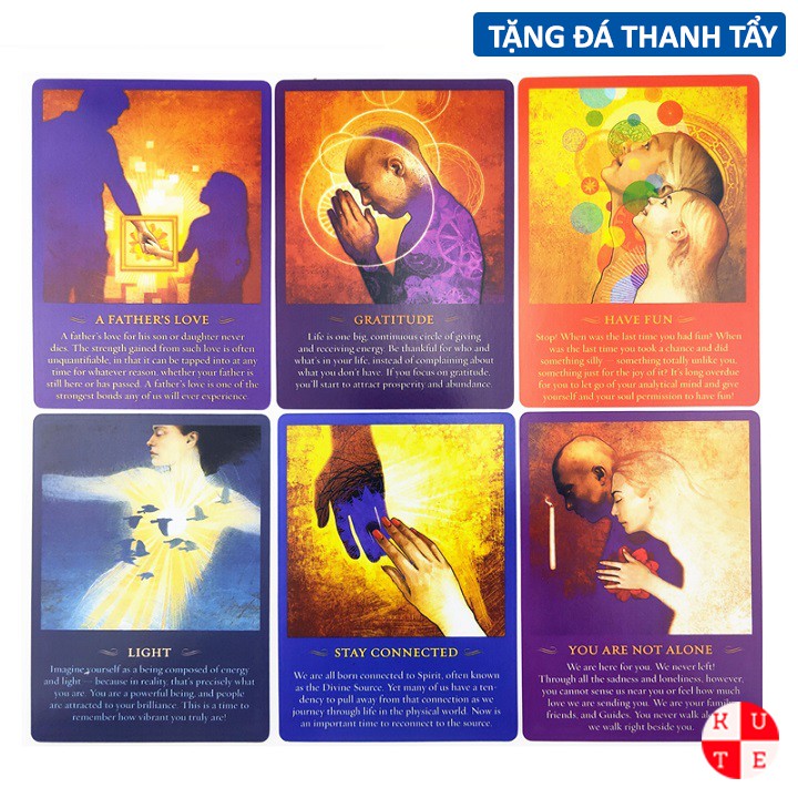 Bộ Bài Oracle The Spirit Message 50 Lá Bài Tặng Hướng Dẫn Tiếng Anh Và Đá Thanh Tẩy E46