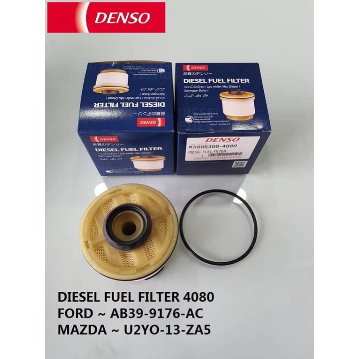 LỌC NHIÊN LIỆU DIESEL DENSO CHO XE FORD Ranger/Everest ,Mazda BT-50  CHINH HÃNG DENSO