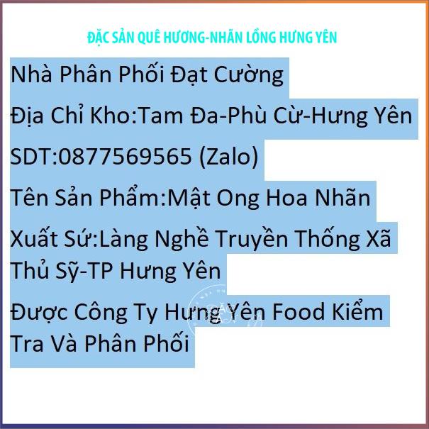 Mật ong nhãn hưng yên 1,4kg dung tích 750mml mật ong nguyên chất đặc sản hưng yên