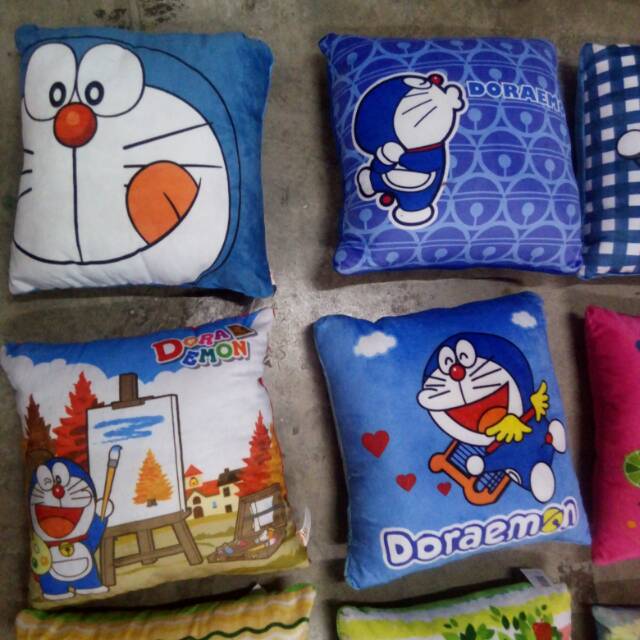 Doraemon Đệm Lót Ghế Sofa Hình Doremon Xinh Xắn Êm Ái