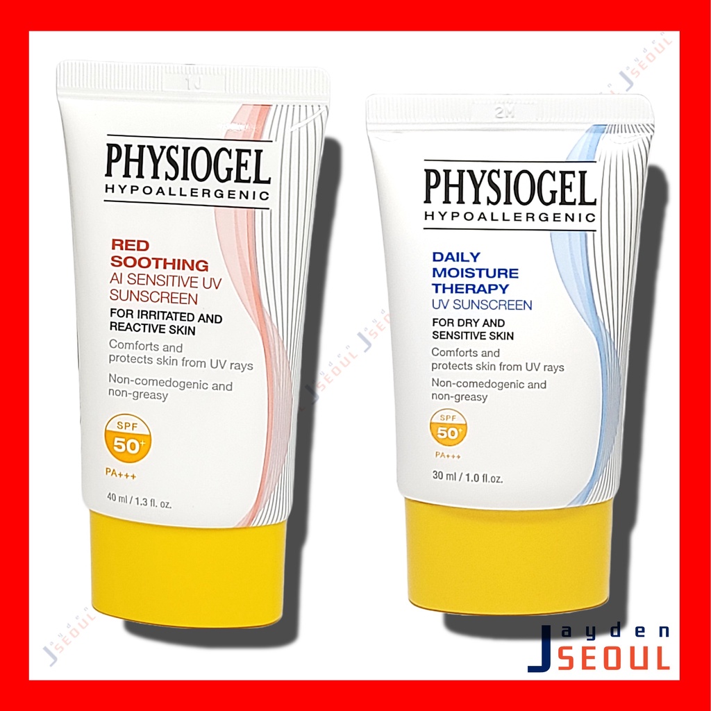 Kem chống nắng UV PHYSIOGEL cho da nhạy cảm (DMT 30ml / Red AI 40ml)